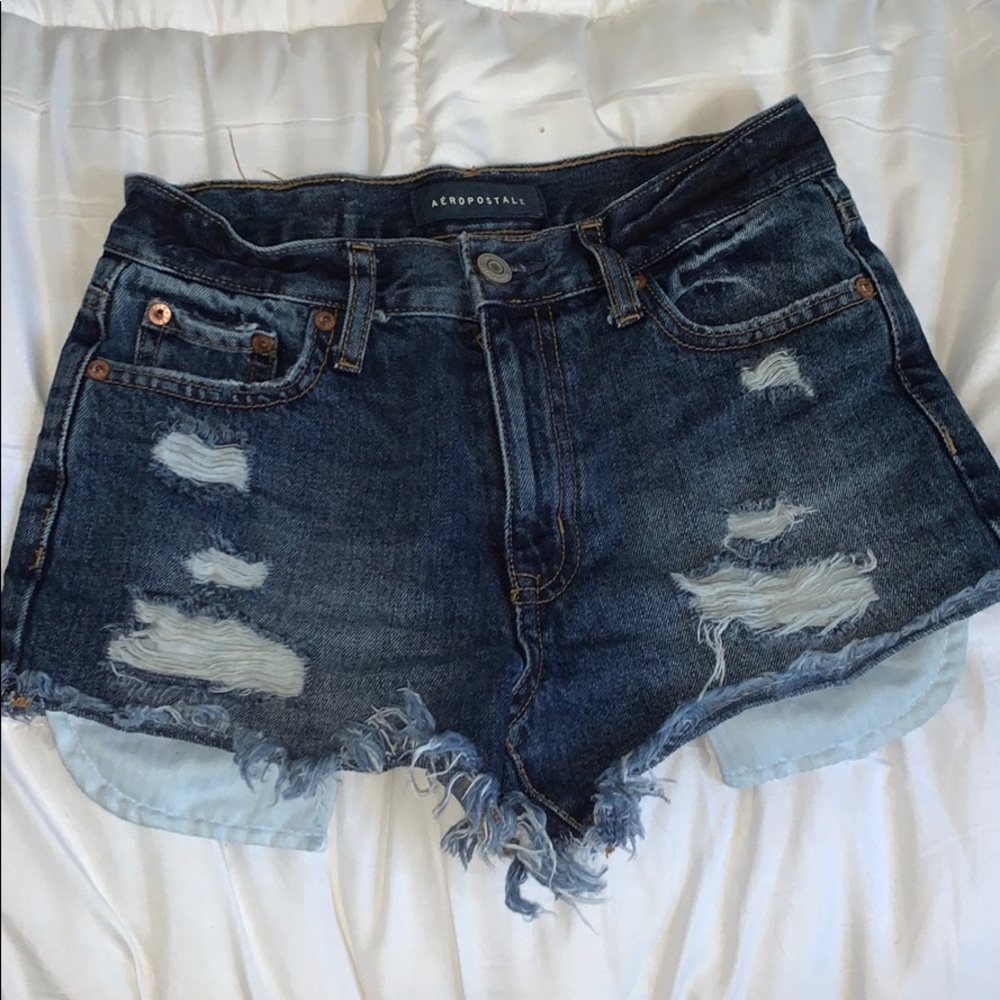 Dark Wash Denim Shorts
